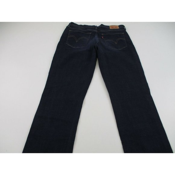 Levi's Women's Classic Straight Stretch Straight Leg Jeans Cobalt Haze, 30 X 32 - Picture 10 of 11